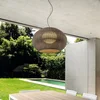 Bover LED zunanja viseča svetilka Garota, grafitno rjava/rjava O 72 cm - Dizajn - grafitno rjava, rjava - Plastika