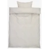 Posteljina krep 140x200 bela/bela kafa