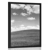 Plakat čudoviti dan na travniku v črnobeli varianti - 30x45 black