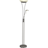Brilliant - LED prigušiva podna lampa FINN 2xLED/13W/230V matni hrom