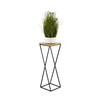 Stalak za cveće LOFT 70x24 cm crna/smeđa