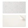 shumee Dekorativne PVC stenske ploščice z vzorcem za sobo 3D vzorec ribje kosti 6x60x30 cm