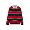 Tommy Jeans Majica mornarska / rumena / rdeča / bela