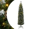 Umjetno tanko božićno drvce s 300 LED žarulja 240 cm