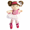 Doudou Jolijou Mini lutka balerina Les Tutus 23 cm svetlo roza obleka