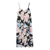 VERO MODA Obleka JOSIE svetlo bež/azur/roza/črna
