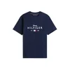 TOMMY HILFIGER Majica mornarska/rdeča/bela