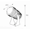 LED SVETILJKA GA-SPN030 9W 4000K IP66