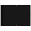 Vidaxl Balkonsko platno črno 75x700 cm 100 % poliestrski oxford