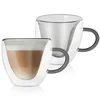 shumee 2x dvostenski termo kozarec za kavo, čaj, latte in druge pijače 280 ml