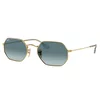 Ray-Ban Naočare za sunce 0RB3556N 91233M 53 Octagonal, Zlatne