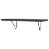 BERGSHULT / FÖRLÄGGARE Zidna polica, smeđe-crna/crna, 80x30 cm