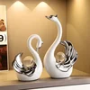 Jianyishijia Dekorativna figura Par labudova, Bela