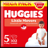 Huggies Little Movers Otvorene pelene Box, (5), 11-25kg, 102 komada