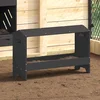 Hranilica za kokoške Crna 81 x 32 x 53,5 cm