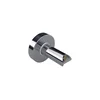 Adapter za skriveno priključenje električnih sušača u zid 6,4x6,4 cm srebrna