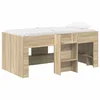 vidaXL Postelja za otroke - visoka postelja 2 pcs Sonoma