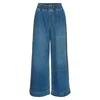BUFFALO Elegantne kavbojke moder denim