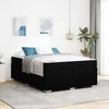 vidaXL Konstrukcija postelje Drugo Črna 160 x 200 cm blago
