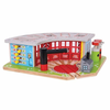 Bigjigs Rail garaža za 5 vlakov Exclusive
