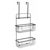 Shelf NACKA w/multi hanging hooks black