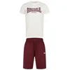 LONSDALE Trenirka za tek ecru/burgund