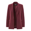 PIECES Blazer PCBOSSY rubin rdeča/bela