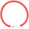 Duvo+ LED svetleća USB najlonska ogrlica crvena 70cm