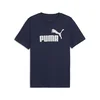 PUMA Essentials Logo Tee Men, Men, Navy, M