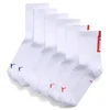 PUMA Unisex Short Socks (3-Pack), Men, White/Various Logo Colors, 43-46