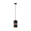 Luster na kablu BOGART 1xE27/15W/230V crna/zlatna
