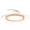Philips - LED prigušiva stropno svetlo sa ventilatorom BLISS LED/35W/230V braon + daljinski upravljač
