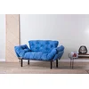 Atelier del Sofa Dvosed na razvlačenje Nitta 155x85x70cm Plavi