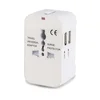 Potovalni adapter Techsuit HHT202 EU/UK/AUS/US, 2x USB, 25W - bel