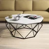 Wallity Klub sto Diamond 90x38x90cm Beli
