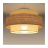Plafonsko svetlo BOHO 1xE27/60W/230V prečnik 40 cm juta/krem