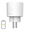 IMOU Smart Plug CE2P, detection range 8 m, power supply AC 220 240 V 50 60 Hz, operating temperature 15 C to 35 C non condensing, max load EU 3680 W 16 A, wireless 2.4 GHz, communication distance 70 m, protocol IEEE 802.11 b g n, Bluetooth 5.0