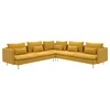 SÖDERHAMN Ugaona sofa, 6-sed, Kelinge tamnožuta