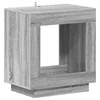 Bocni stol Siva sonoma 60 x 40 x 65 cm Konstruirano drvo