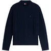 Tommy Jeans Pulover DM0DM23405 Mornarsko modra Regular Fit