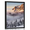 Plakat Krkonoši v snežni odeji - 20x30 black
