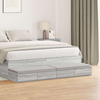 Ladice za krevet s ladicama Siva Sonoma 160 x 36,5 x 16,5 cm