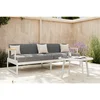 Ambia Garden LOUNGE ZOFA akacija trd les aluminij
