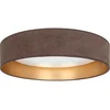 Brilagi-LED Stropno svetlo VELVET SIMPLE LED/24W/230V 3000K prečnik 45 cm braon/zlatna