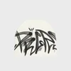 Cropp - Kapa beanie s printom - white