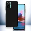 Silikonski ovitek Matt za Xiaomi Poco M5s - Črna