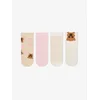 Penti Nogavice PENTI Mädchen Capy Neutrals Baumwoll 2er-Pack Socken mešane barve