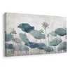 Slika modri lotosovi cvetovi - 60x40
