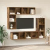 vidaXL Komplet TV omaric 4 pcs Stari les Konstruiran les