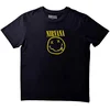 Nirvana Majica Yellow Smiley Flower Sniffin Unisex Black 2XL